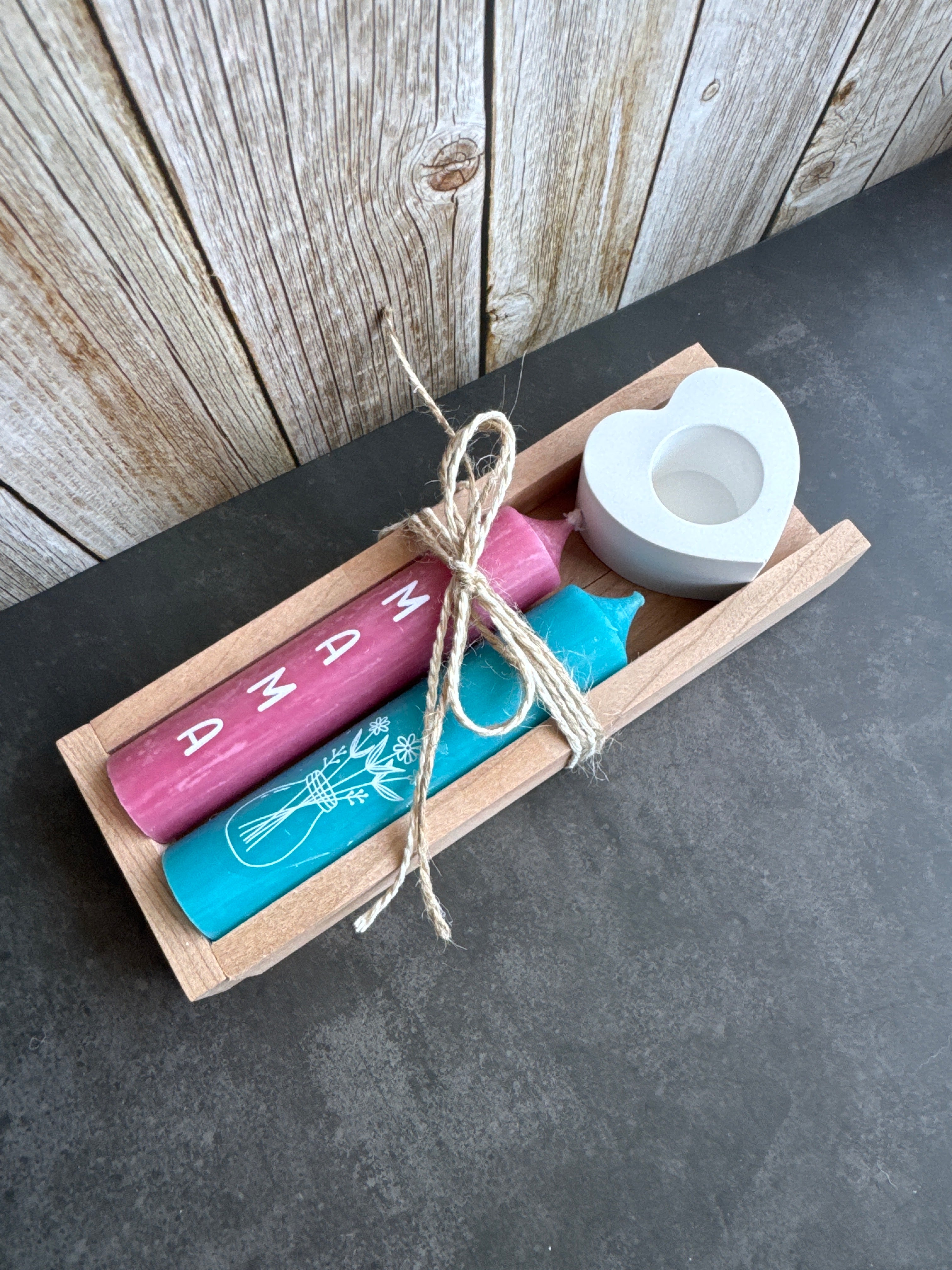 Kerzen-Geschenkset Muttertag