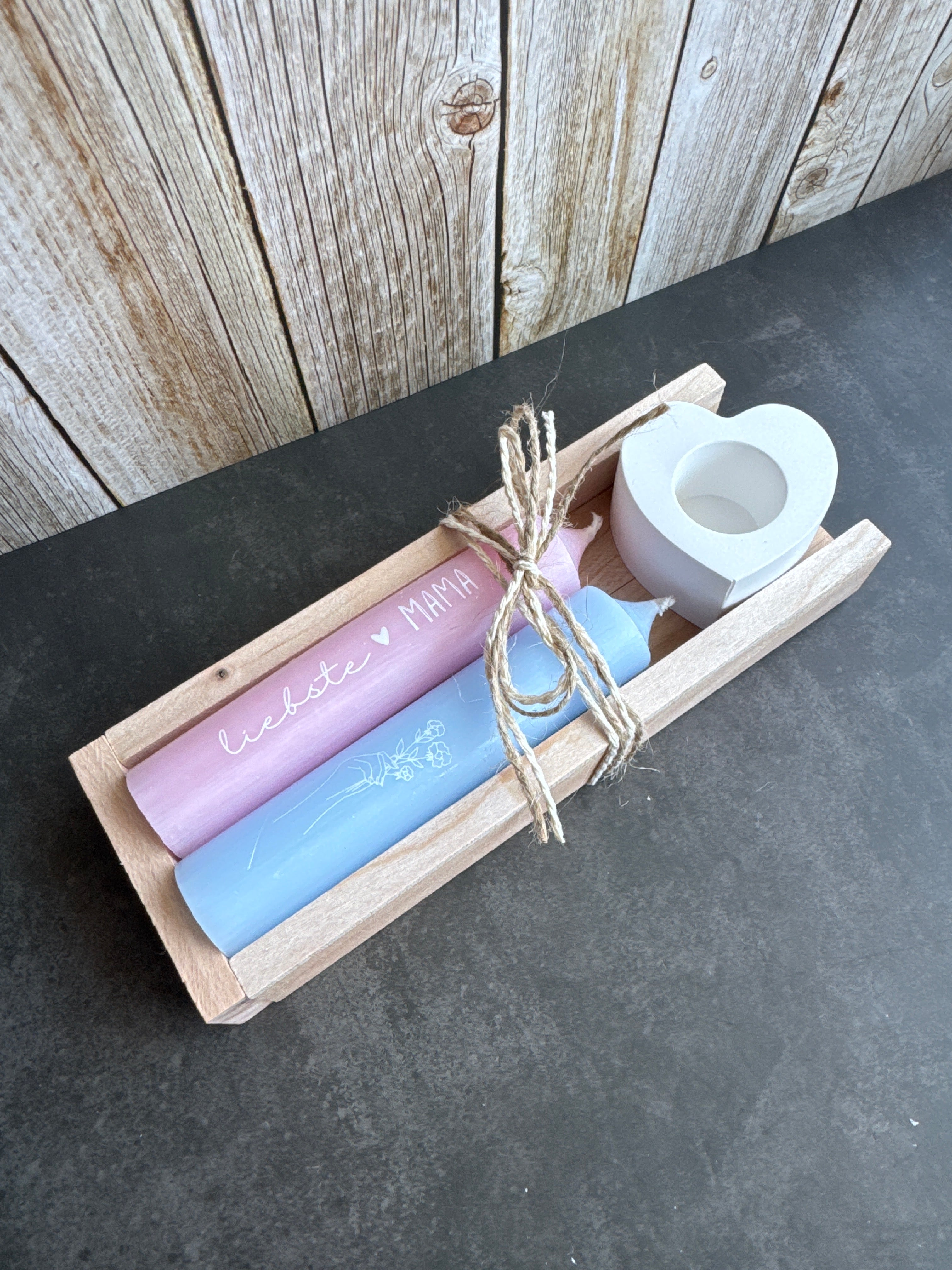 Kerzen-Geschenkset Muttertag