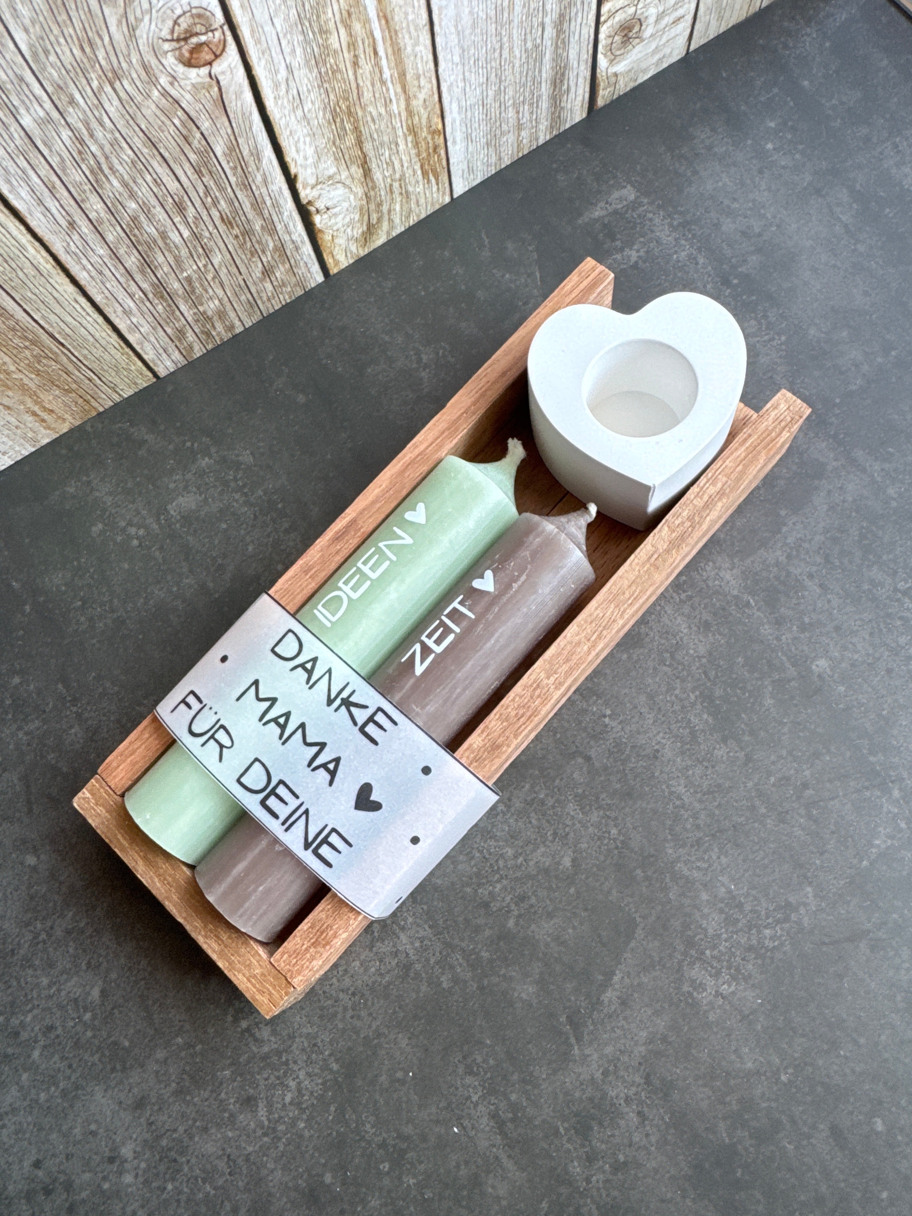 Kerzen-Geschenkset Muttertag