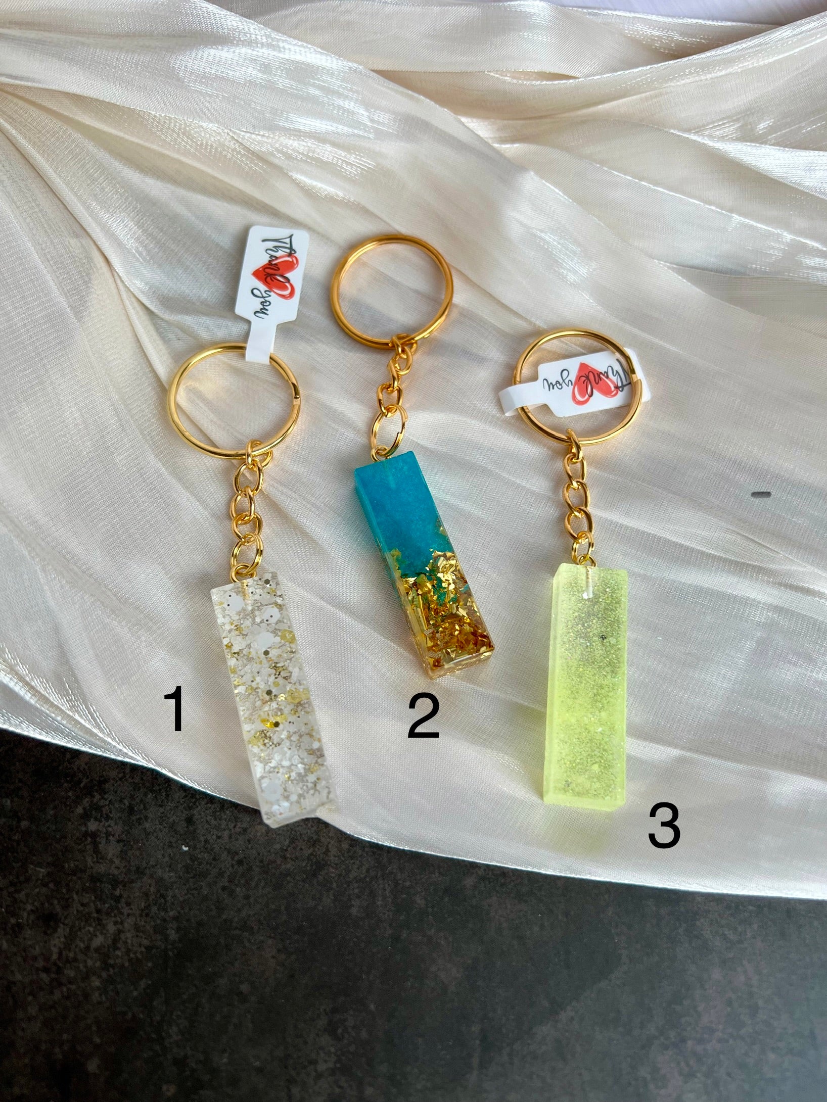 Schlüsselanhänger Buchstabe Gold