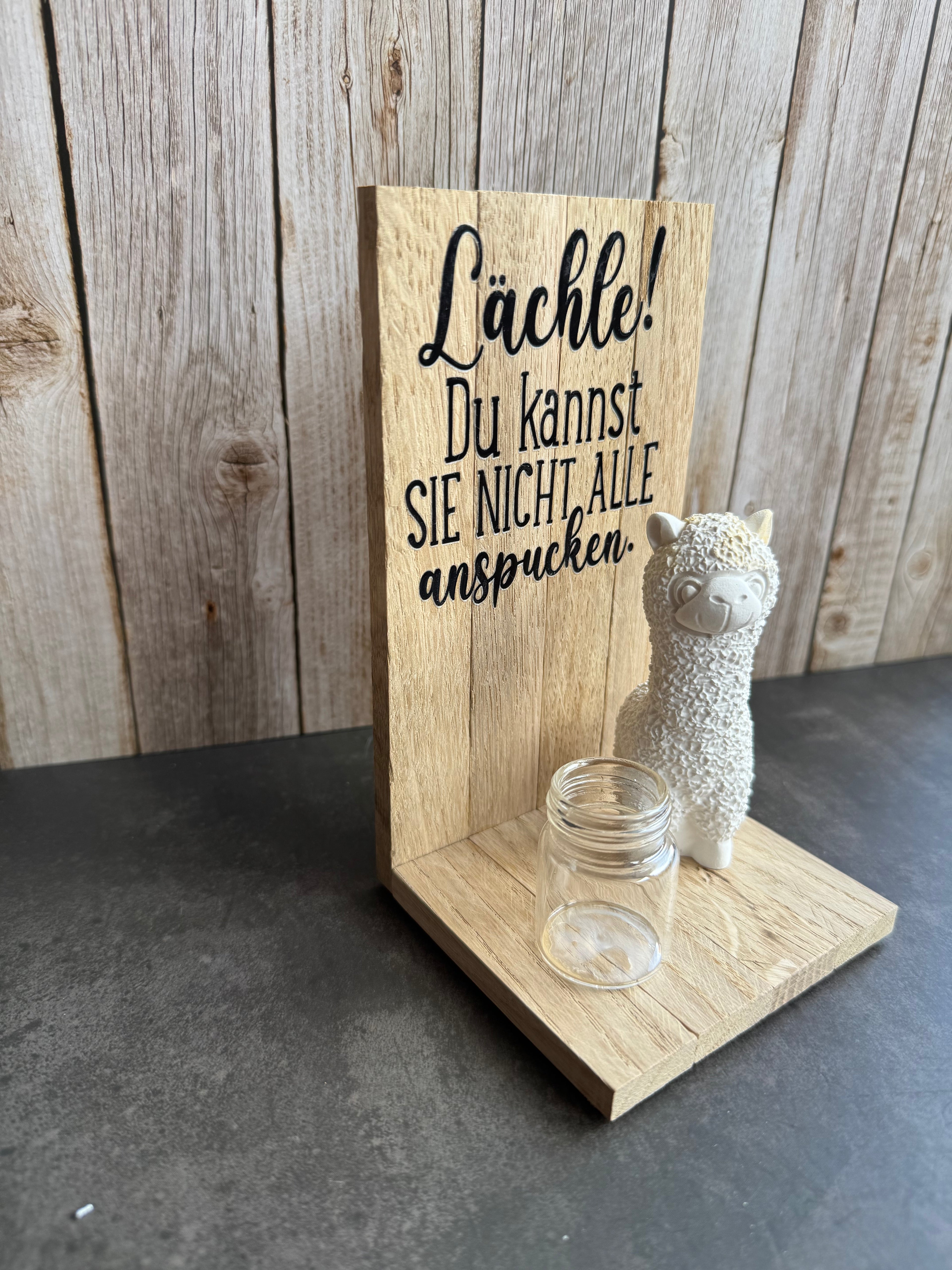 Lama-Aufsteller
