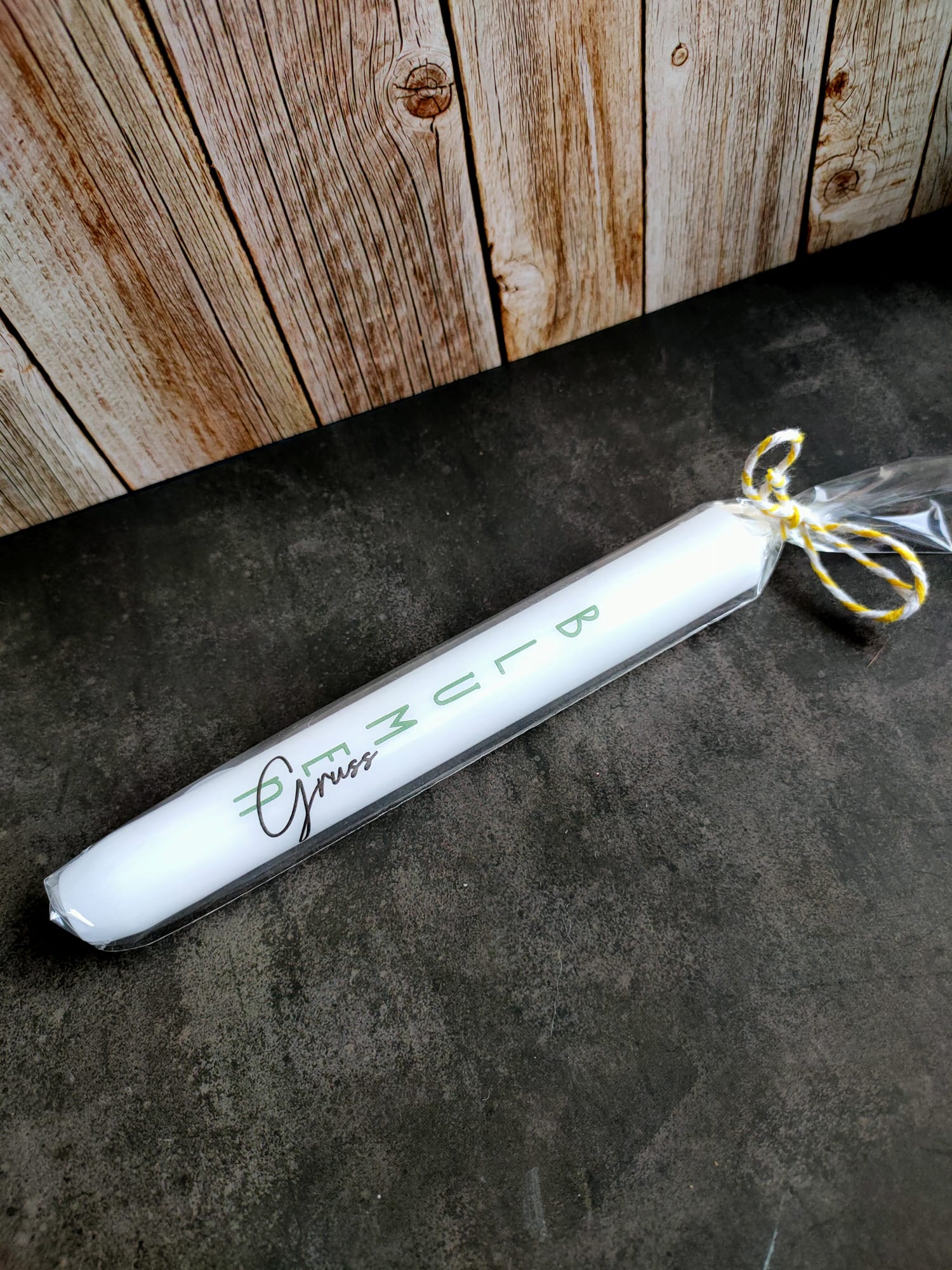 Stabkerzen mit Sprüchen