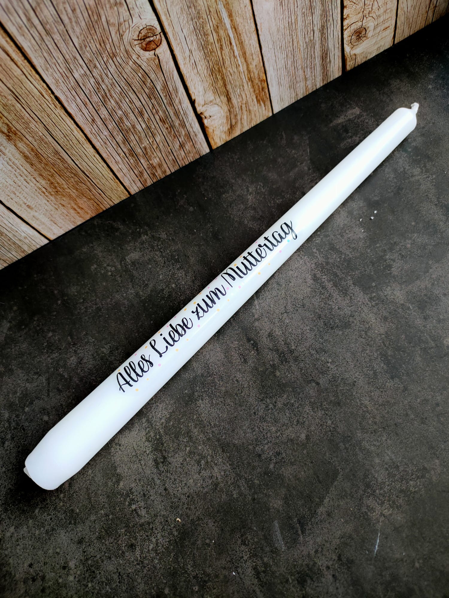 Stabkerzen mit Sprüchen