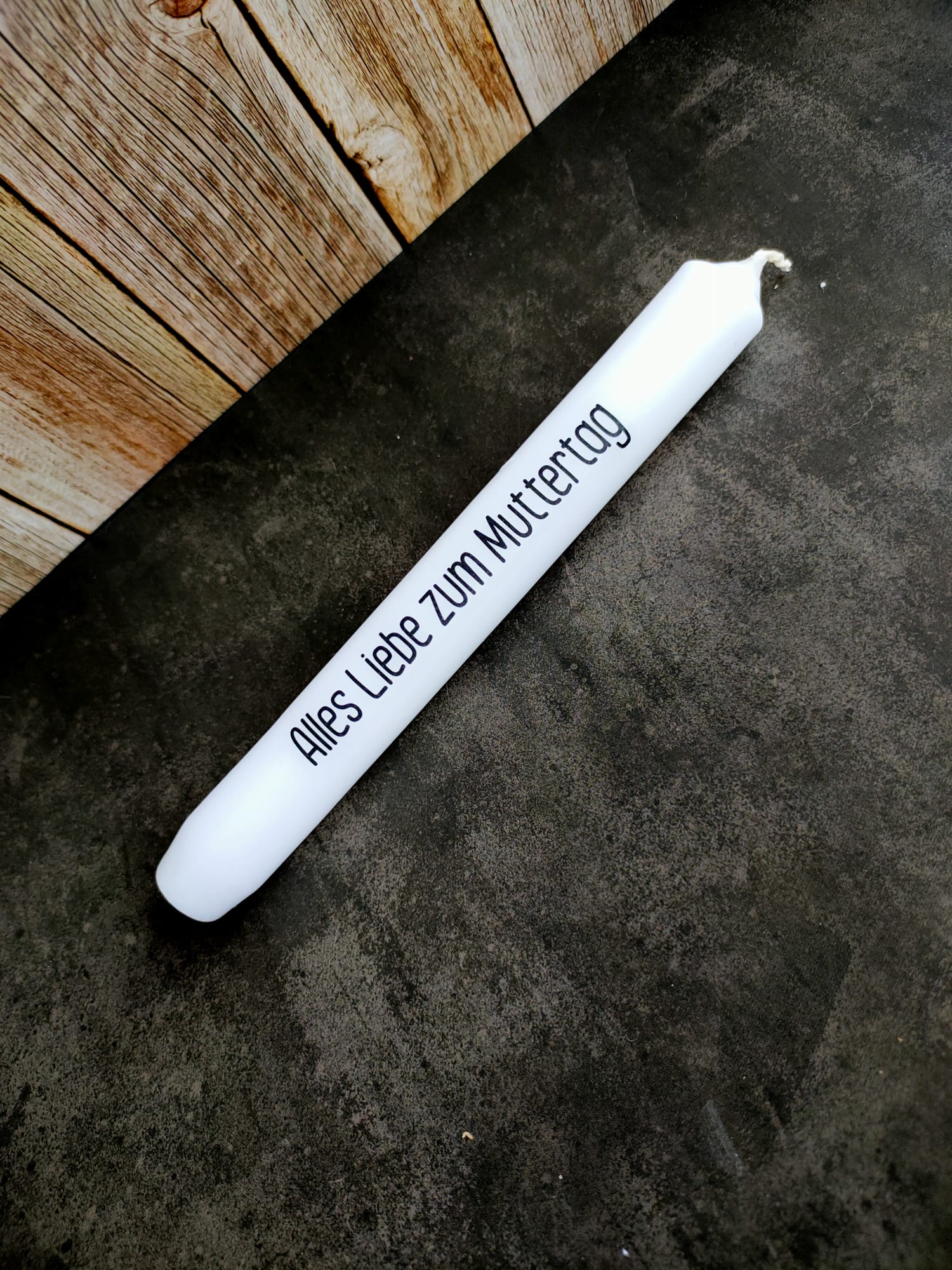 Stabkerzen mit Sprüchen