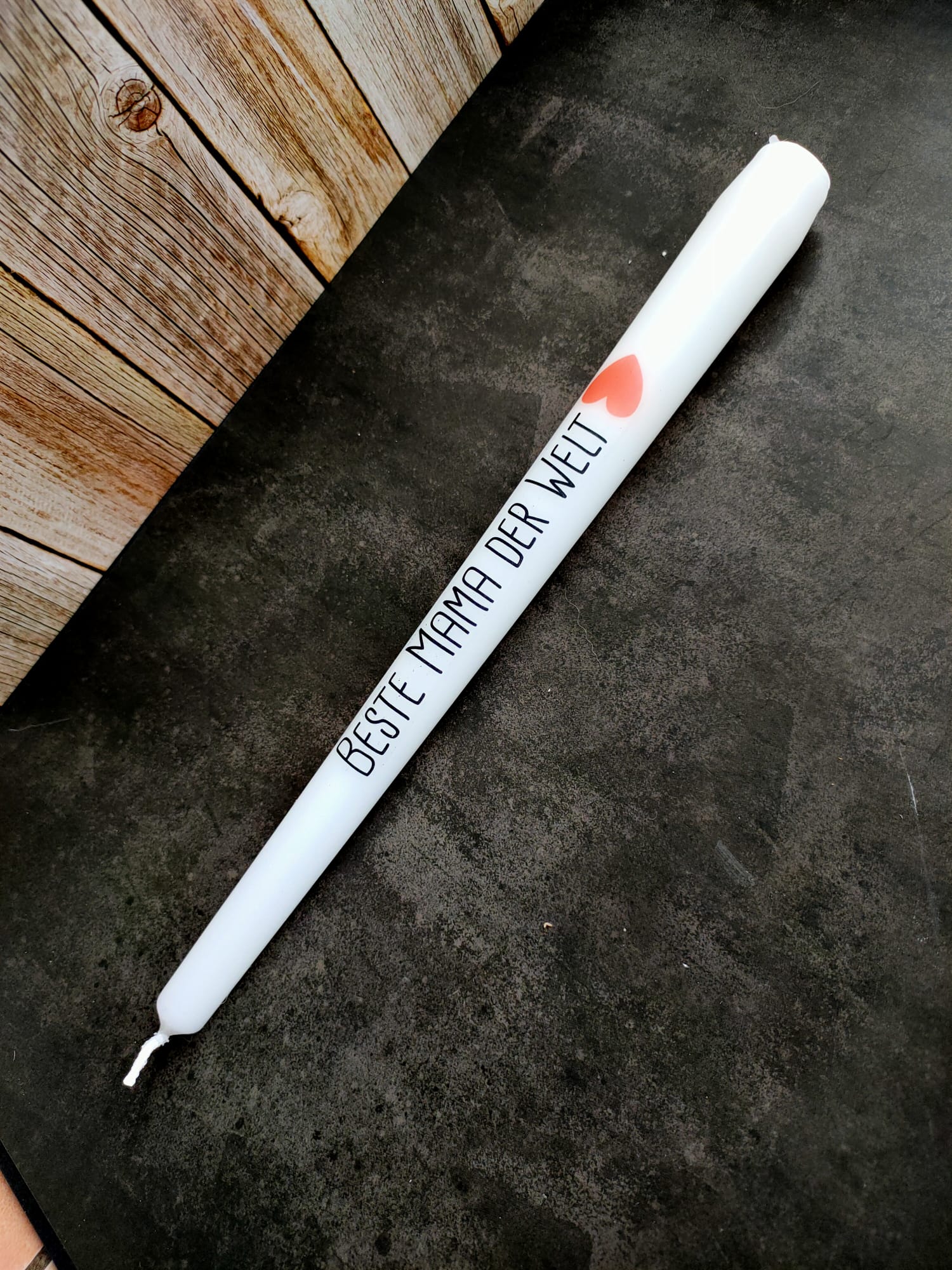Stabkerzen mit Sprüchen