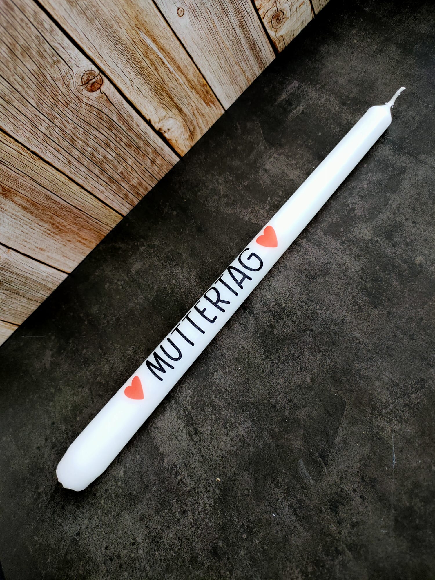 Stabkerzen mit Sprüchen